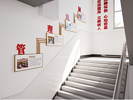 大学校园培训室文化墙