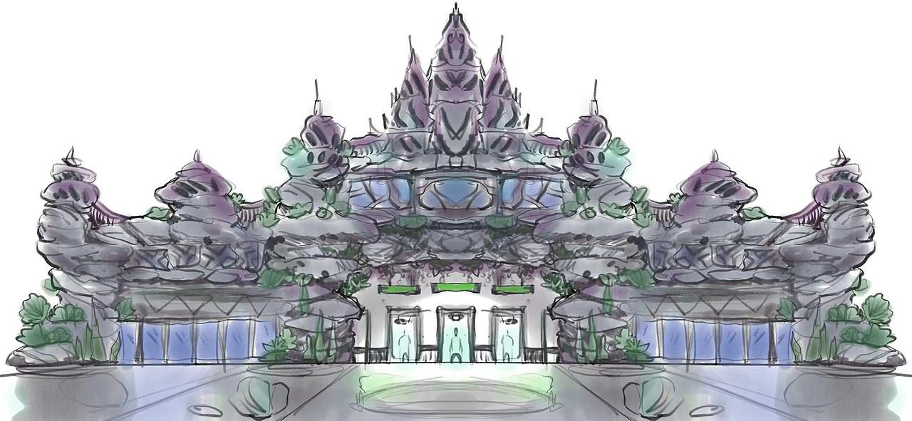 主题乐园大门设计（图ZNDAxMjg0MjM2） - 建筑设计 - 站酷设计师欧德小毕原创素材 - 站酷ZCOOL