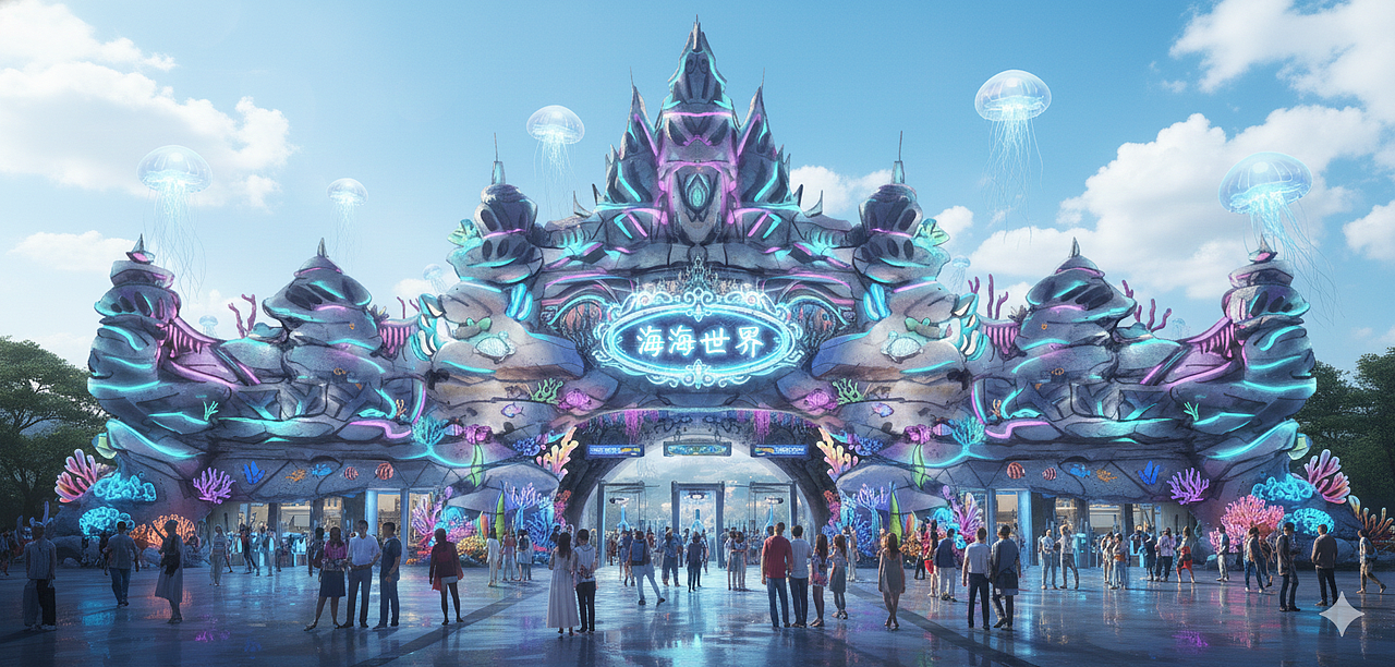 主题乐园大门设计（图ZNDAxMjg0MjQw） - 建筑设计 - 站酷设计师欧德小毕原创素材 - 站酷ZCOOL