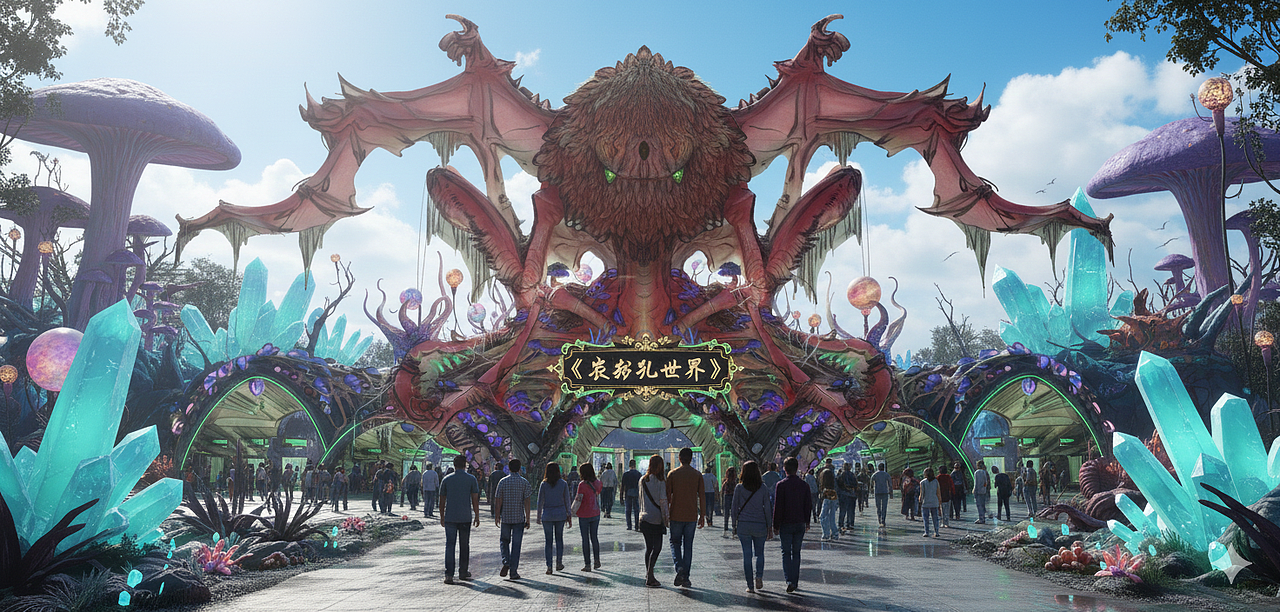 主题公园大门（图ZNDAxMjg0NDE2） - 建筑设计 - 站酷设计师欧德小毕原创素材 - 站酷ZCOOL