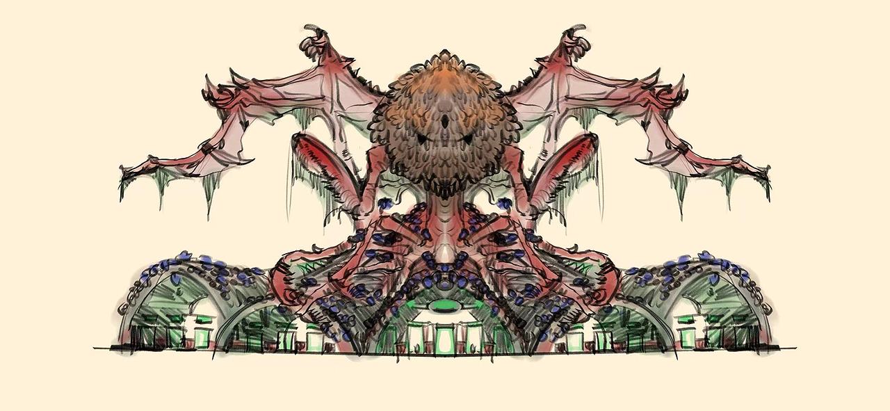 主题公园大门（图ZNDAxMjg0NDEy） - 建筑设计 - 站酷设计师欧德小毕原创素材 - 站酷ZCOOL