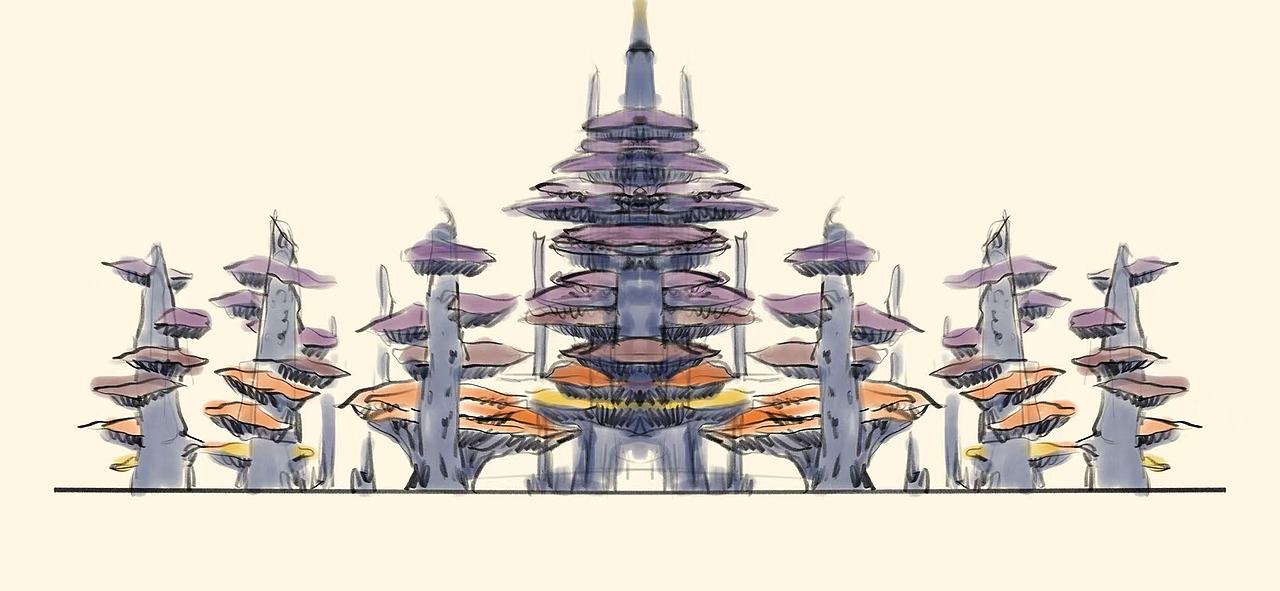 主题公园大门（图ZNDAxMjg3MTgw） - 建筑设计 - 站酷设计师欧德小毕原创素材 - 站酷ZCOOL