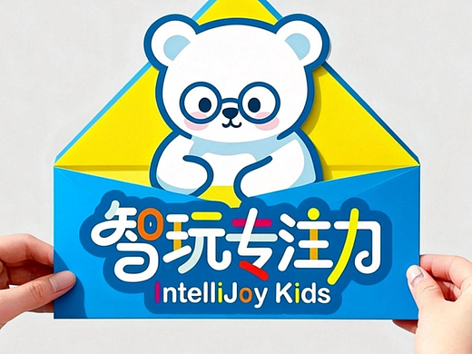 智玩专注力品牌LOGO设计/IP形象设计