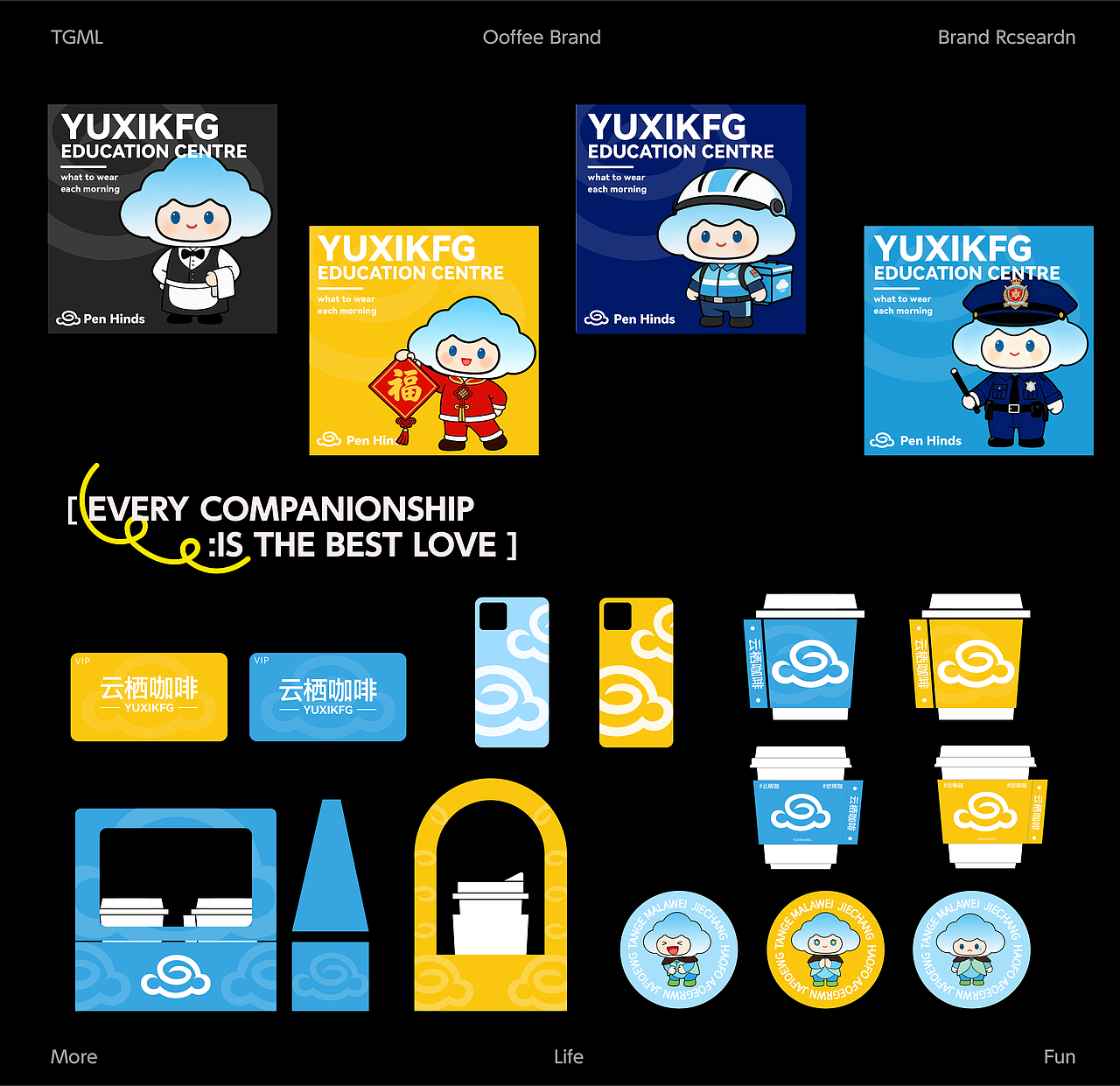 云栖咖啡 | 饮品品牌提案（图ZNDAxMjk2OTUy） - IP形象 - 站酷设计师印计原创素材 - 站酷ZCOOL
