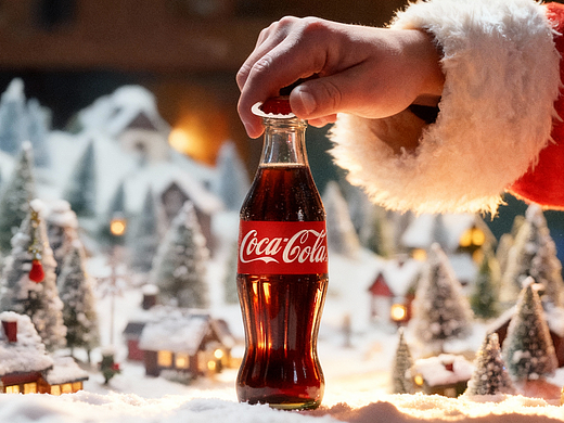 圣诞广告可口可乐