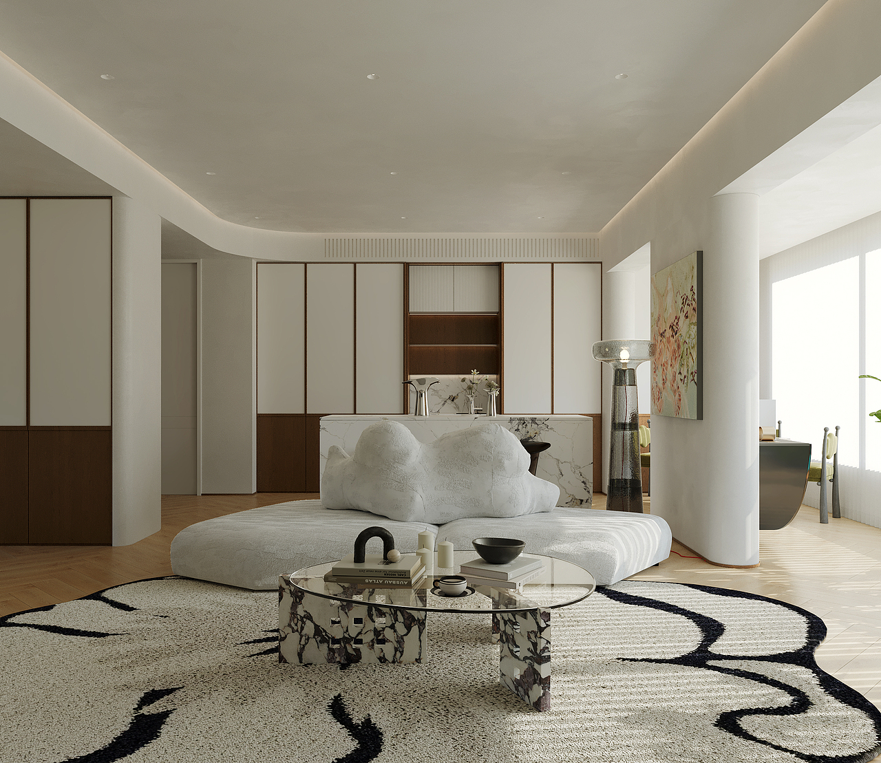 法式客厅（图ZNDAxMzAwNzQw） - 家装设计 - 站酷设计师南方视觉原创素材 - 站酷ZCOOL