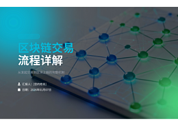 PPT制作设计-区块链交易流程详解