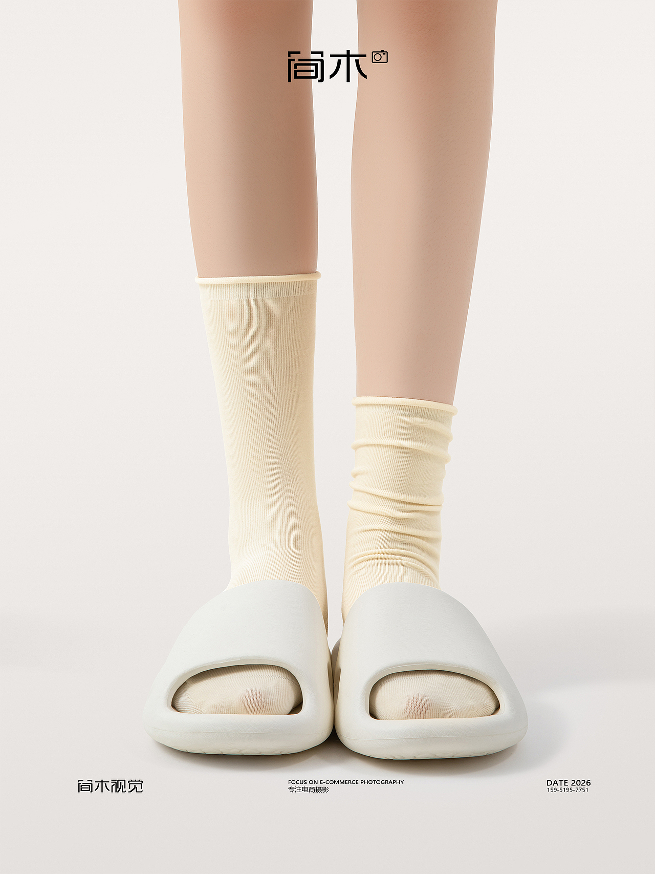 女士袜子上脚图拍摄丨三利×简木视觉 女袜模特摄影（图ZNDAxMzAxNzcy） - 产品摄影 - 站酷设计师简木视觉原创素材 - 站酷ZCOOL