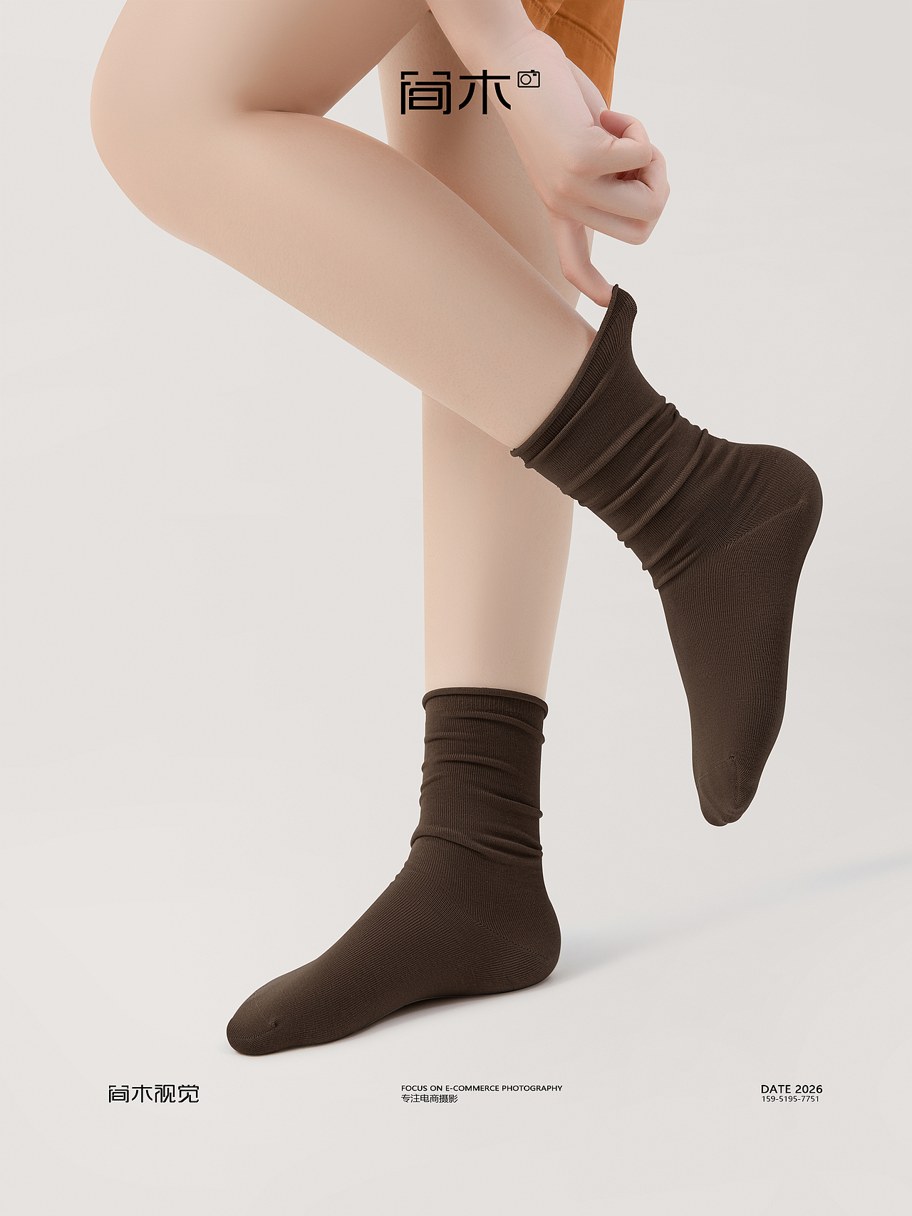 女士袜子上脚图拍摄丨三利×简木视觉 女袜模特摄影（图ZNDAxMzAxNzY4） - 产品摄影 - 站酷设计师简木视觉原创素材 - 站酷ZCOOL