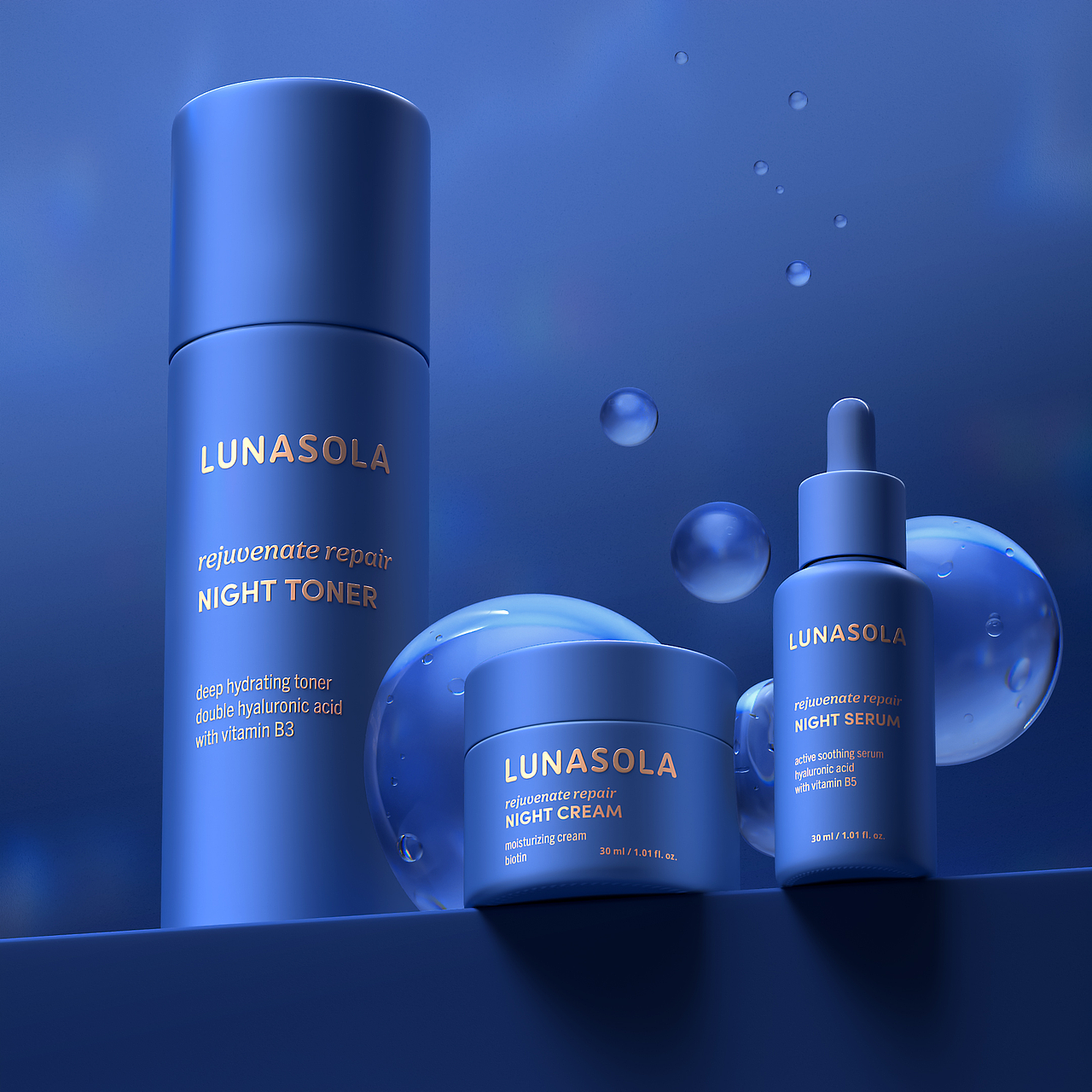LUNASOLA｜双重保湿精华 视觉概念设计（图ZNDAxMzA0NjU2） - 品牌 - 站酷设计师焕然视觉原创素材 - 站酷ZCOOL