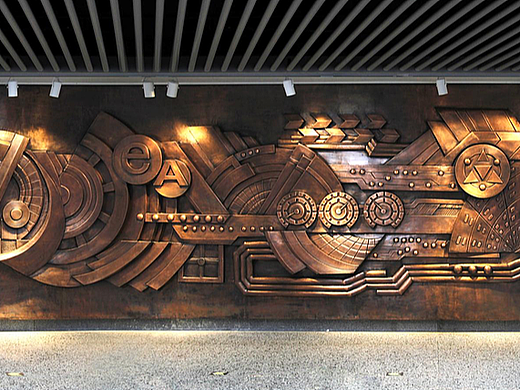 福州地铁城市主题浮雕｜公共空间艺术工程实物展示