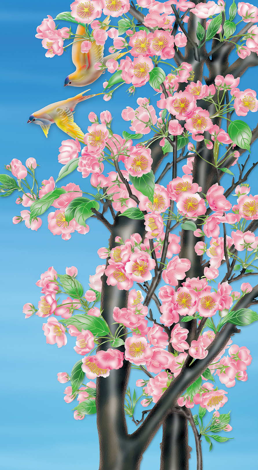 攀枝花（图ZNDAxMzMxOTYw） - 艺术插画 - 站酷设计师阳光山海原创素材 - 站酷ZCOOL