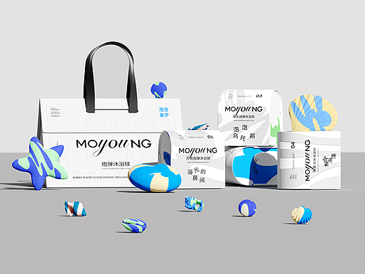 MOYOUNG 炮弹沐浴球包装设计