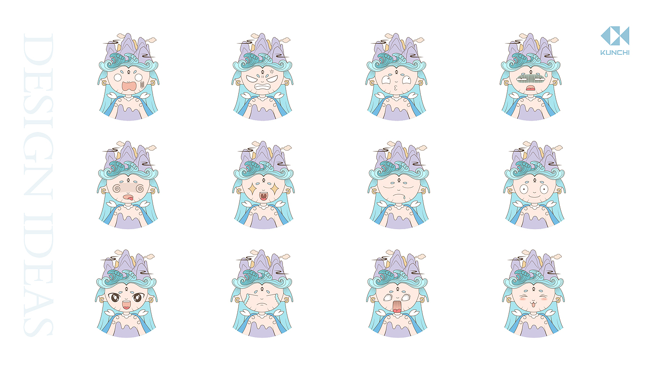 原创IP-鲲灵（图ZNDAxMzQ2MTYw） - IP形象 - 站酷设计师钱途原创素材 - 站酷ZCOOL