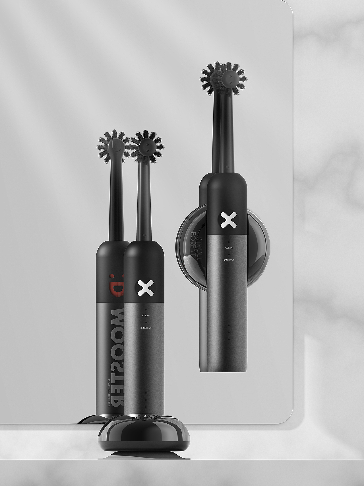 D MOOSTER® | 镜花水月S01 创新电动牙刷（图ZNDAxMzU1NTA4） - 生活用品 - 站酷设计师DMOOSTER原创素材 - 站酷ZCOOL