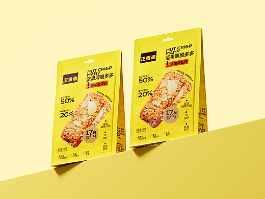 杏仁薄脆饼干包装设计 休闲食品包装设计 零食包装设计