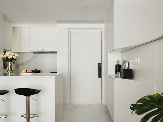 88m²经典户型，黑厨房变身白盒子