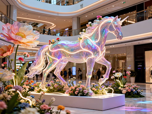 武汉/长沙/南昌/福州购物中心新年美陈活动策划设计公司优选名单