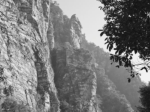 庐山印象.三叠泉，石