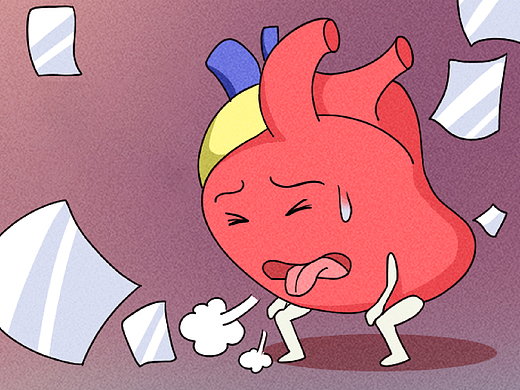 条漫设计 | 心慌胸闷查不出原因？（健康科普）