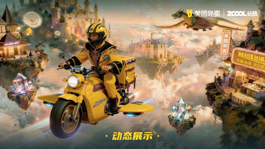 远古书房 时空急送|美团外卖1对1急送(图ZNDAxNDAxMzI4) - AI作品 - 站酷设计师设计狂魔画原创素材 - 站酷ZCOOL
