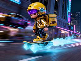 美团外卖1对1急送-平行时空燃爆滚烫配送