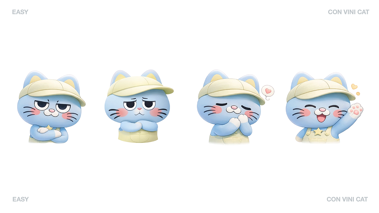 便利猫IP品牌（二改）（图ZNDAxNDAyNjg0） - IP形象 - 站酷设计师LLIN8原创素材 - 站酷ZCOOL