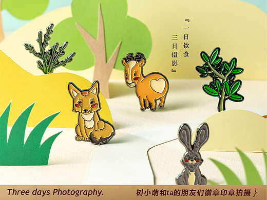 文创摄影 | 徽章印章拍摄 | 植树公益