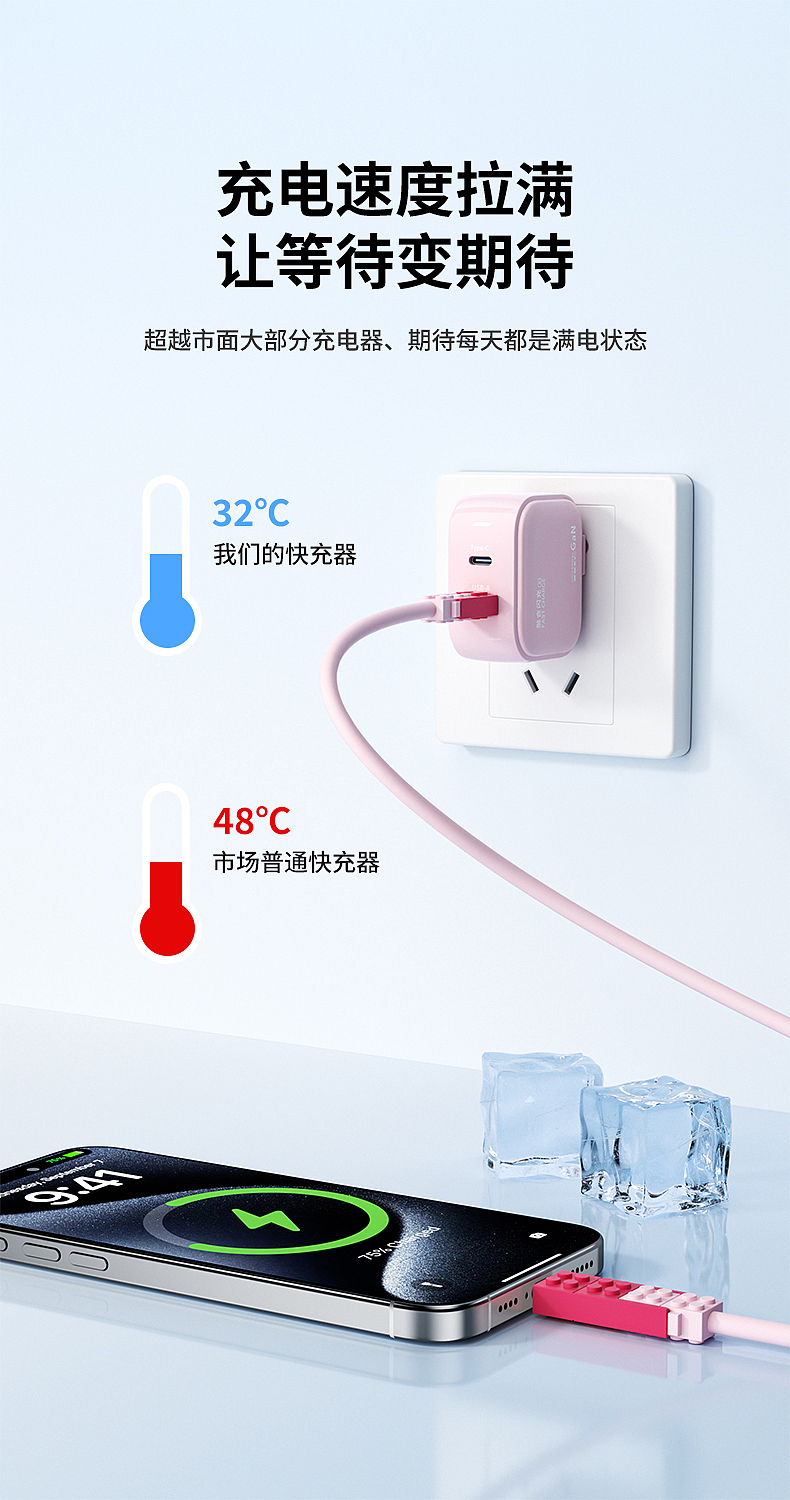 一套双口快充充电头的建模渲染（图ZNDAxNDExODky） - 产品 - 站酷设计师设计师阿祯原创素材 - 站酷ZCOOL