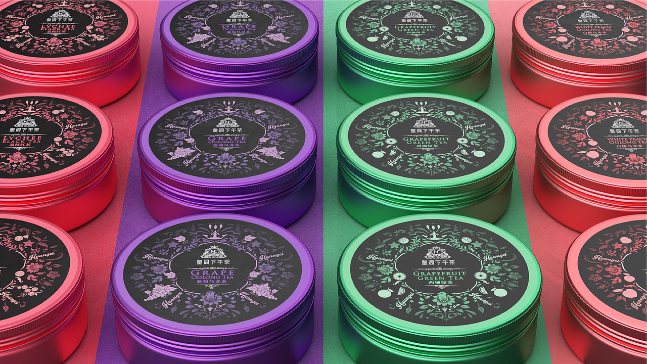 茶匣中的宫廷花园｜皇词下午茶包装设计（图ZNDAxNDIwMzA0） - 包装 - 站酷设计师梁维胜原创素材 - 站酷ZCOOL
