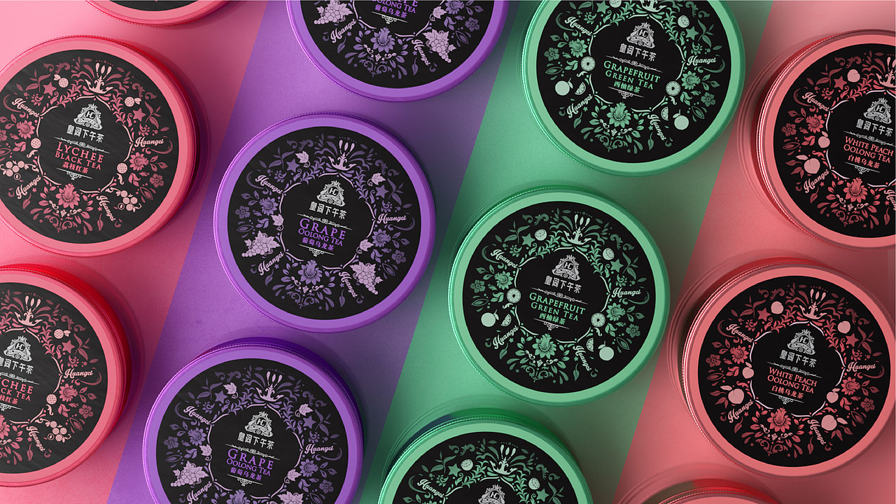 茶匣中的宫廷花园｜皇词下午茶包装设计（图ZNDAxNDIwMzA4） - 包装 - 站酷设计师梁维胜原创素材 - 站酷ZCOOL