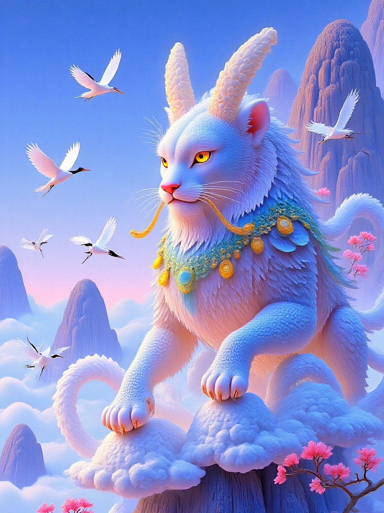 新中式山海经｜神兽从古籍里跳出来了！✨（图ZNDAxNDIxMjYw） - 短片 - 站酷设计师稳住啊原创素材 - 站酷ZCOOL