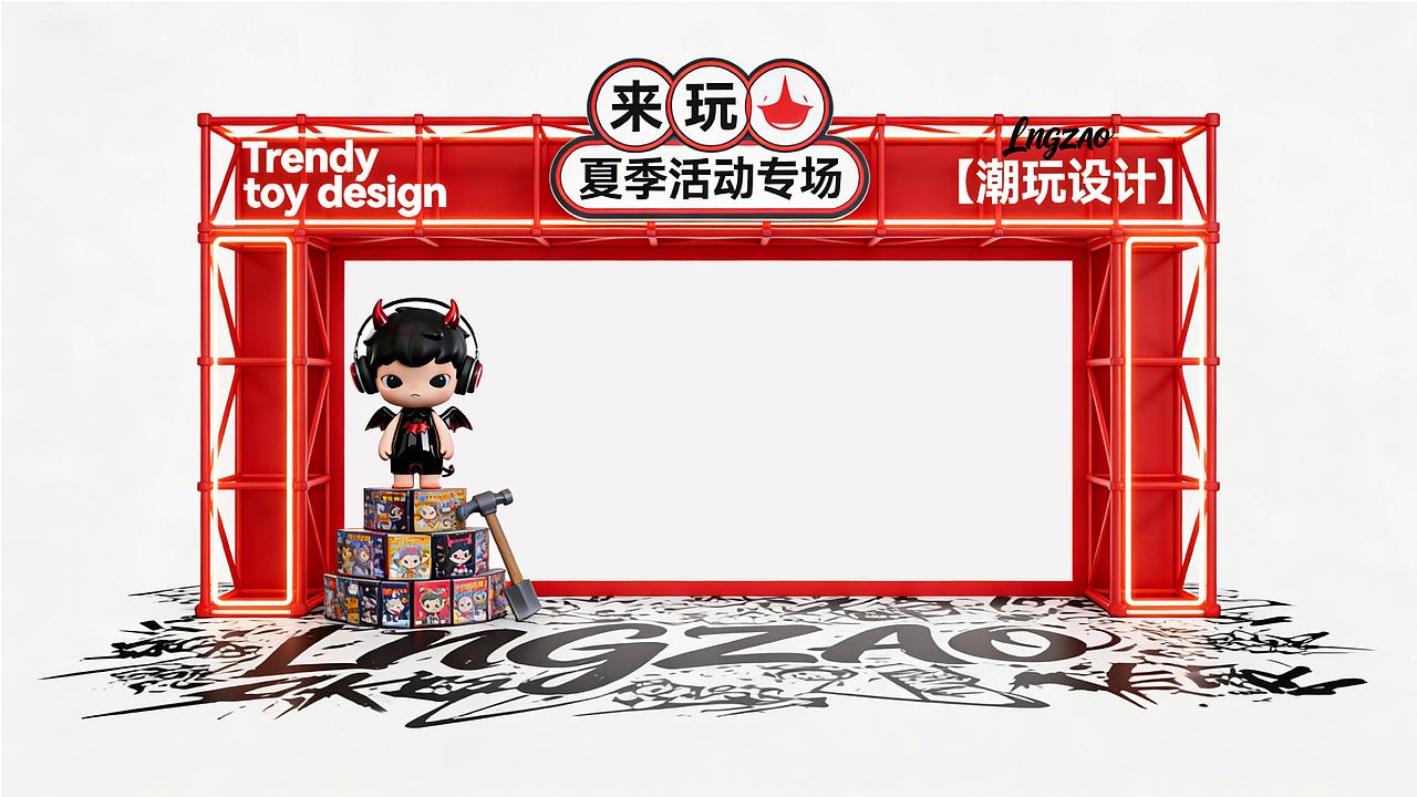 灵造LNGZAO|潮玩品牌|VIS提案（图ZNDAxNDI5Njcy） - 品牌 - 站酷设计师马良画世界原创素材 - 站酷ZCOOL