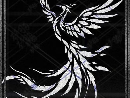 【凤凰】幻想生物设计  花纹素材