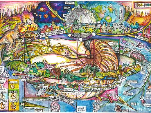 鹦鹉螺——活化石（个人主页-ZNzMwMzY1MzI=） - 艺术插画 - 站酷设计师韵致嫣然原创素材 - 站酷ZCOOL