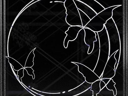 【蝴蝶月】幻想生物设计  花纹素材