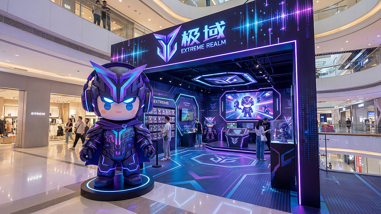 极域 EXTREME REALM | 电竞品牌设计提案（图ZNDAxNDQ1ODQ4） - 品牌 - 站酷设计师笑出法令纹原创素材 - 站酷ZCOOL