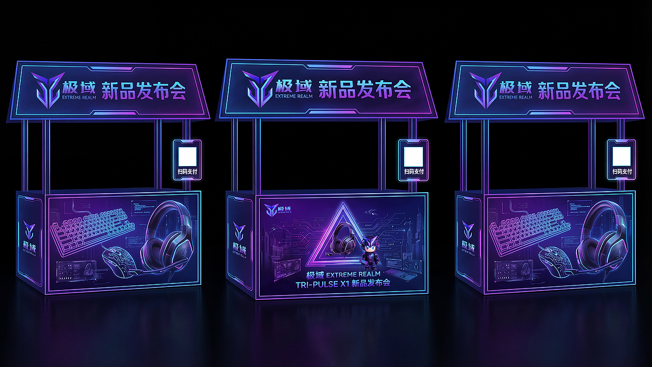 极域 EXTREME REALM | 电竞品牌设计提案（图ZNDAxNDQ1OTAw） - 品牌 - 站酷设计师笑出法令纹原创素材 - 站酷ZCOOL