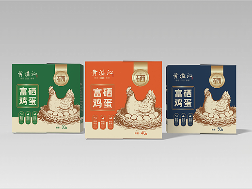 黄益沁®️富硒鸡蛋品牌礼盒包装设计