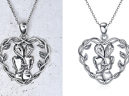 珠宝修图-吊坠项链精修大图来一波