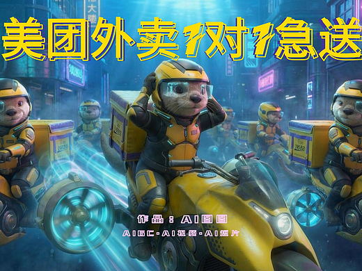 【海底世界-美團(tuán)外賣1對1急送】（個(gè)人主頁-ZNzMwMzgzNDg=） - AI作品 - 站酷設(shè)計(jì)師AI圖圖原創(chuàng)素材 - 站酷ZCOOL