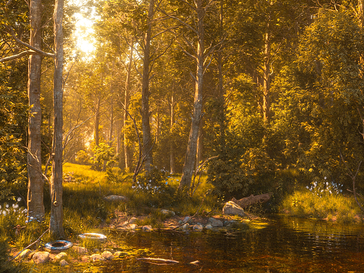 《金辉漫林涧》