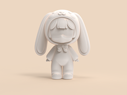 兔子玩偶服ip形象设计+建模