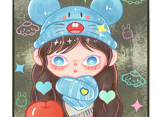 儿童室内大场景插画