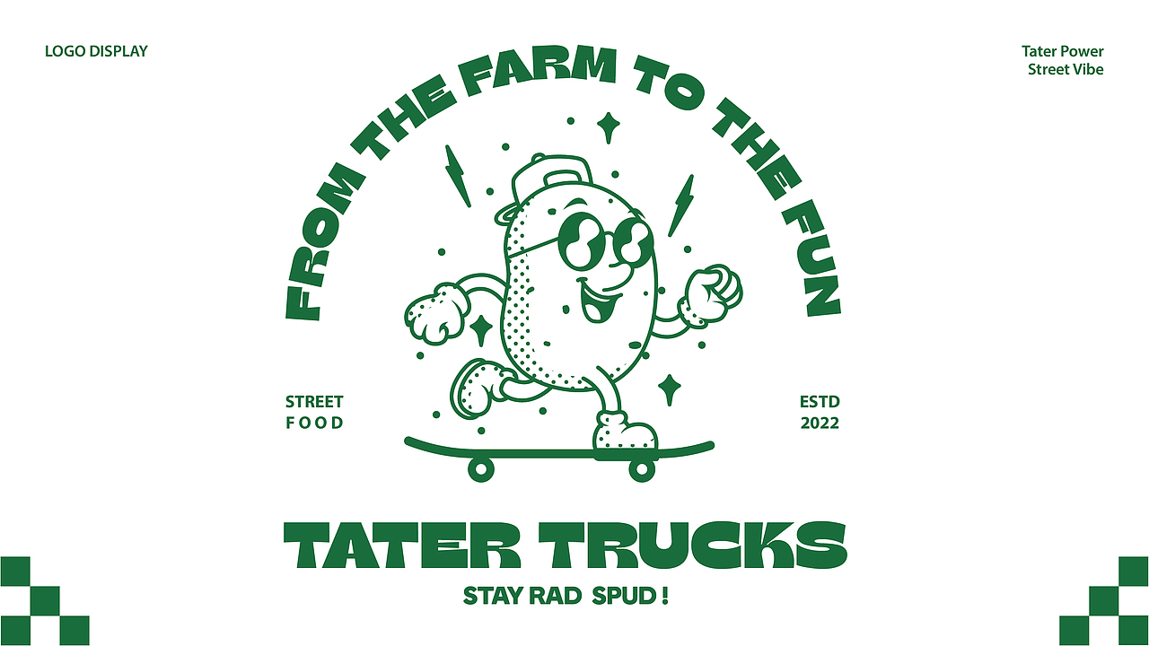 TATER TRUCKS 街头快餐 | 美式风格餐饮品牌提案（图ZNDAxNDU5ODY0） - 品牌 - 站酷设计师派大星猩猩原创素材 - 站酷ZCOOL