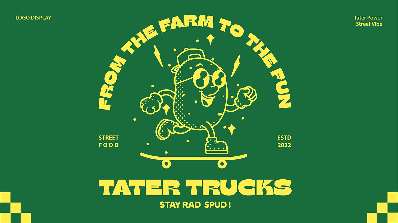 TATER TRUCKS 街头快餐 | 美式风格餐饮品牌提案（图ZNDAxNDU5ODY4） - 品牌 - 站酷设计师派大星猩猩原创素材 - 站酷ZCOOL