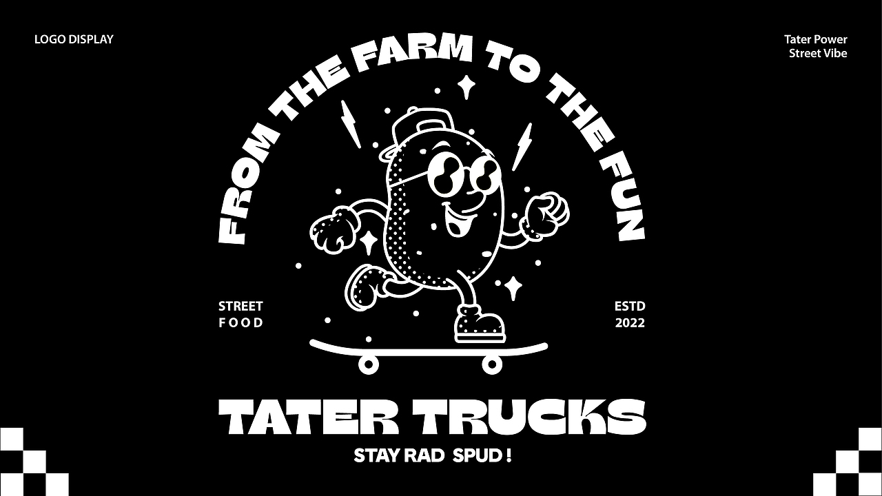 TATER TRUCKS 街头快餐 | 美式风格餐饮品牌提案（图ZNDAxNDU5ODcy） - 品牌 - 站酷设计师派大星猩猩原创素材 - 站酷ZCOOL