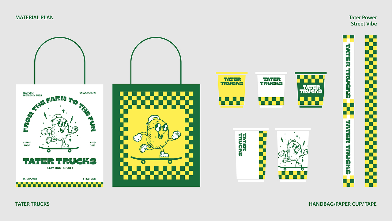 TATER TRUCKS 街头快餐 | 美式风格餐饮品牌提案（图ZNDAxNDU5OTA4） - 品牌 - 站酷设计师派大星猩猩原创素材 - 站酷ZCOOL