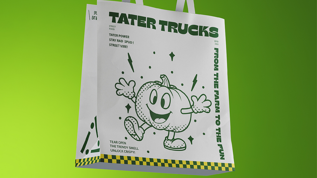TATER TRUCKS 街头快餐 | 美式风格餐饮品牌提案（图ZNDAxNDYwMDg4） - 品牌 - 站酷设计师派大星猩猩原创素材 - 站酷ZCOOL