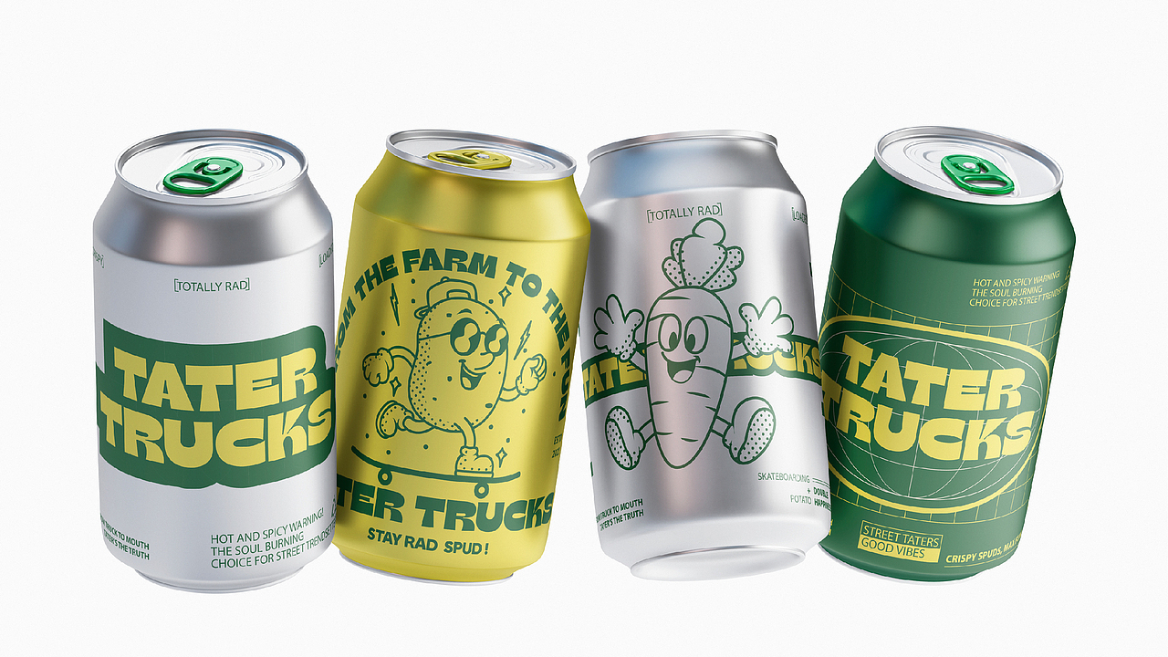 TATER TRUCKS 街头快餐 | 美式风格餐饮品牌提案（图ZNDAxNDYwMTA4） - 品牌 - 站酷设计师派大星猩猩原创素材 - 站酷ZCOOL
